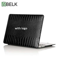 BELK Laptop Case Crocodile Leather Hard Case for MacBook Air 13 MacBook Pro 13 16 15 Cover Coque For Macbook Air 13 A2337 A2681