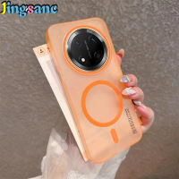 เคสโทรศัพท์แบบด้านแม่เหล็ก, Jingsanc, สำหรับ Honor X9c 5G, เคสใส, ป้องกันลายนิ้วมือ, วัสดุพีซีแบบแข็