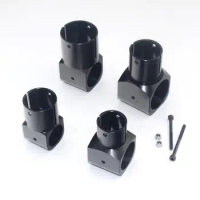 2PCS Metal Tee Joint Series 16 20 25 30mm Tripod Tee Three-way Carbon Tube Fixed Seat Connector Mount for UAV Drone
