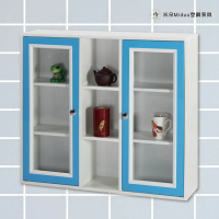 【米朵Miduo】2.9尺壓克力兩門塑鋼浴室吊櫃 收納櫃 置物櫃 防水塑鋼家具