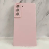 Soft Case Samsung S22, S22 Plus Silikon Silica Gel Pro Camera S22 Plus Merah Muda