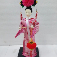 Oriental Broider Doll,Old figurine china Dynasty princess dolls statue