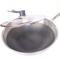 【TECH】蜂巢不鏽鋼氣懸浮不沾鍋 蜂巢鍋(304不鏽鋼)