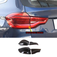 Smoke tail light cover For BMW X3 G01 2018-2021 Car Rear Lamp Shade Brake Indicator Light Blackened Tail Lamp Cover Accessories