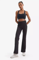 DeFacto Defactofit 喇叭剪裁修復高腰運動褲 E7757Ax25Sp