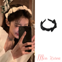 【MISS KOREA】蝴蝶結髮箍/法式復古甜美蝴蝶結造型髮箍 髮圈(2色任選)