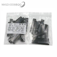 SOT-23 SMD Triode Set Mixed Transistor Sample Bag 18 kinds S9012(2T1) S9013(J3) S9014(J6) S9015(M6) S9018(J8) A1015(BA)