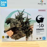 Hot Sales Original Bandai S.h.monsterarts Shm Godzilla -1.0 Godzilla 2023 16cm Anime Figure Model Collectible Toy Birthday Gifts