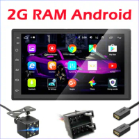 2 Din Android Car radio Multimedia GPS Video Player 2DIN For Volkswagen Nissan Hyundai Kia toyota LADA Ford Chevrolet ISO 2G RAM