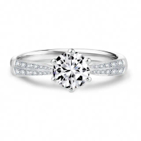 【City Diamond 引雅】『月光』30分 華麗鑽石戒指/求婚鑽戒