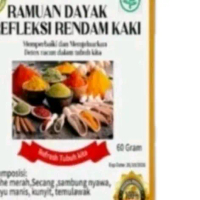 2 pcs RAMUAN REFLEKSI SERBUK RENDAM KAKI DAYAK-60GRAM-Foot