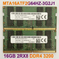 1Pcs For MT RAM 16G 16GB 2RX8 DDR4 3200 Notebook Memory MTA16ATF2G64HZ-3G2J1