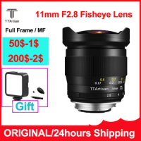 Original Global Store TTArtisan 11mm F2.8 Full Frame Fisheye Lens for Sony E Canon R Canon EF Nikon Z F Leica L mount Camera