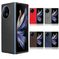 For Vivo X Fold2 Case Hard Shockproof Cover Phone Case For Vivo X Fold 2 Xfold2 V2266A PU Leather Protective Coque 2023