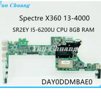 For HP Spectre X360 G2 13-4000 13-4100 Laptop Motherboard 849426-601 849426-601 DAY0DDMBAE0 Mainboard i5-6200U/i7-6500U 8GB-RAM