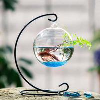 【HOT】 แขวนแขวนแก้วใส succulents ตู้ปลาแจกันแก้วขนาดเล็กถังสร้างสรรค์ตู้ปลาตู้ปลาขนาดเล็ก