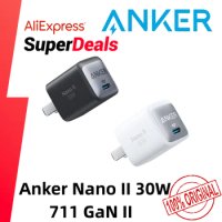 Anker Nano II 30W 711 Fast Charger Adapter GaN II Compact Charger (Not Foldable) for iPhone 14/13 Galaxy S21 Note 20 iPad Pixel