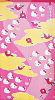 Hello Kitty 門簾85x150cm，簾子/掛飾/長門簾/門簾/蚊帳/窗簾/卡通門簾，X射線【C003311】