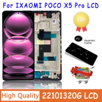 6.67''original amoled poco x5pro LCD for Xiaomi Poco X5 Pro LCD 22101320G, 22101320I Display screen digitizer Assembly Replaceme