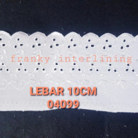 Renda Katun 4099 Lebar 10Cm Harga Per Pack Isi 15Yard (13,5Meter) Terbaik Dikelasnya