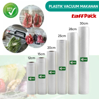 Taffpack Plastik Vacuum Bag Makanan Embossed Roll Lebar 12 15 20 25 28 30 cm Kantong Sealer BPA Free