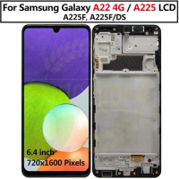 For Samsung Galaxy A22 4G A225 A225F A225F A225F/DS LCD display Touch Screen Digitizer For Samsung A22 Display
