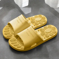 New Summer Ladies Slippers Home Non-slip Slippers Bathroom Foot Massage Shop Indoor Sandals and Slippers Travel Hotel Shoes