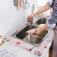 易時代水槽臺面防水貼 衛生間廚房洗菜盆自粘吸濕貼浴室防水貼紙