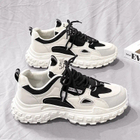 Thick Bottom Non-Slip Fashion Sneaker New Summer Online Influencer Hongkong Style Men's Breathable S