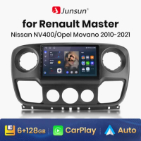 Junsun V1pro Android Auto Radio for Renault Master Nissan NV400 Opel Movan Wireless Carplay 4G Car Multimedia GPS 2din autoradio