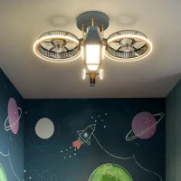 Modern Chandelier Ceiling fan without blades kids bedroom Ceiling fan lamp Ceiling fans with lights decorative led Ceiling lamps