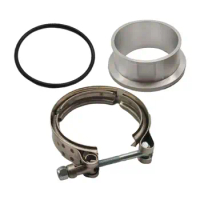 V Band Clamp Sturdy Turbo Compressor Flange Clamp Exhaust Tube Turbo Outlet Clamp for Cummins 5.9L Holset Replacement Parts