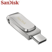 Original SanDisk Ultra Dual Drive USB 3.1 Type C 128GB 64GB 32GB Flash Disk 256GB 512GB Metal Memory Stick USB Type A Pendrive