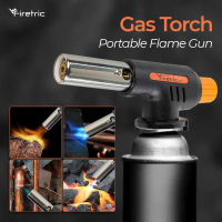 Firetric Portable Gas Torch Butane Flame Gun 920 Kepala Gas Blow Torch Portable Api Biru Flame Gun H