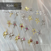Charm ngôi sao đính đá - charm đính mónġ ( lẻ 1 charm) N08