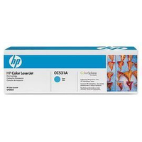 HP CC531A 藍色原廠碳粉匣