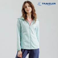 【TRAVELER 旅行者】女款自體收納抗UV外套_231TR204(抗UV外套/自體收納外套)