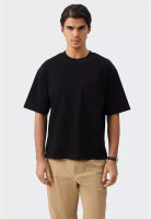 Bocu Men's Medium Weight Cotton T-Shirt With Pocket