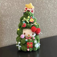 正版雪人kitty 包包掛件聖誕樹哈嘍kt貓可愛毛絨玩偶公仔女生禮物平行進口