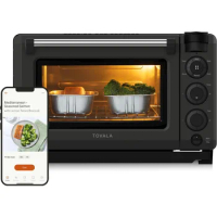 Smart Oven Pro, 6-in-1 Countertop Convection Oven - Steam, Toast, Air Fry, Bake, Broil, and Reheat - Smartphone Control Steam