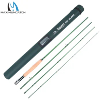 Maximumcatch 3-12WT 9FT Fly Rod 36T SK Carbon Fiber Fast Action Fly Fishing Rod 4 Section With Tube Fly Rod