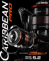 Daido - Reel Caribbean Pro Sw - Reel Pancing 1000HSSW LAVA ORANGE