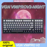 VGN V98PRO V2 Mechanical Keyboard Tri-mode Wireless Bluetooth PBT Hot Swap Gasket RGB Customized Low latency Gaming Keyboard