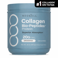 NeoCell Bio-Peptide Collagen Powder 20 ounces - Grass-fed beef protein supplement - Special formula 