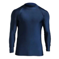 UPF50+ Protection Rashguard Men Long Sleeve Swimsuit Rash Guard Jiu Jitsu Quick Dry Surf Driving T Shirt For Swimming 5XL