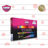 สีไม้ ดินสอสีไม้ Master Art มาสเตอร์ อาร์ท 72 สี 1หัว และ 2 หัว 100 สี / 124 สี (จำนวน 1 กล่อง )