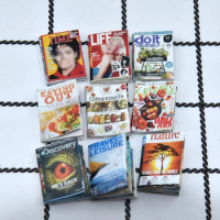 Dollhouse Magazines and Books for 11.5 Inch Doll Miniature Books Paper Doll Accessories