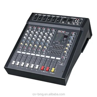 BMG Classical Design 6 Channel Audio Studio Mixer/Mixer Studio with Amplifier