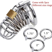 Male Chastity Device Cock Cage Chastity Belt for Men Penis ring Sex Toys Drop shipping