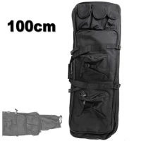 Abay 100CM Double Gun Case Airsoft Tactical Gun Bag Protection Outdoor Shooting Hunting Bags Backpack